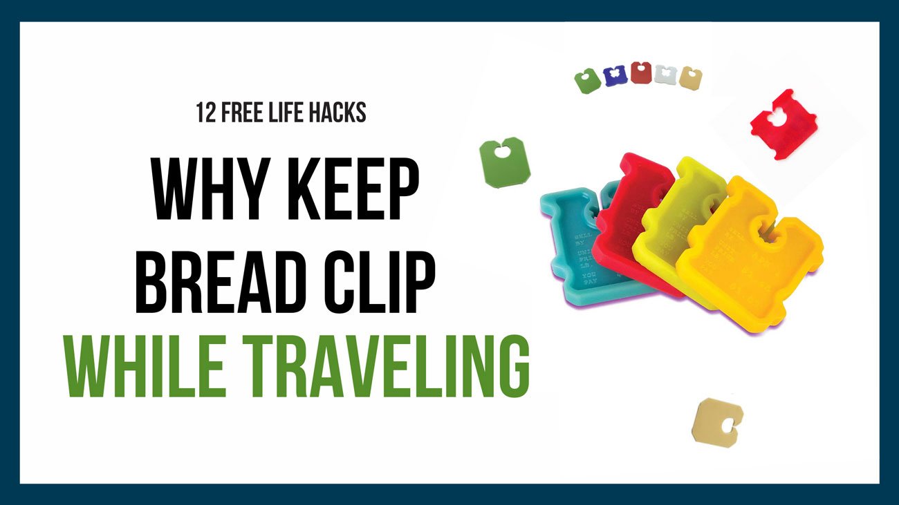 Always keep a BREAD CLIP in your pocket WHEN YOU TRAVEL ✈️ Here's Why!  (ingenious) 